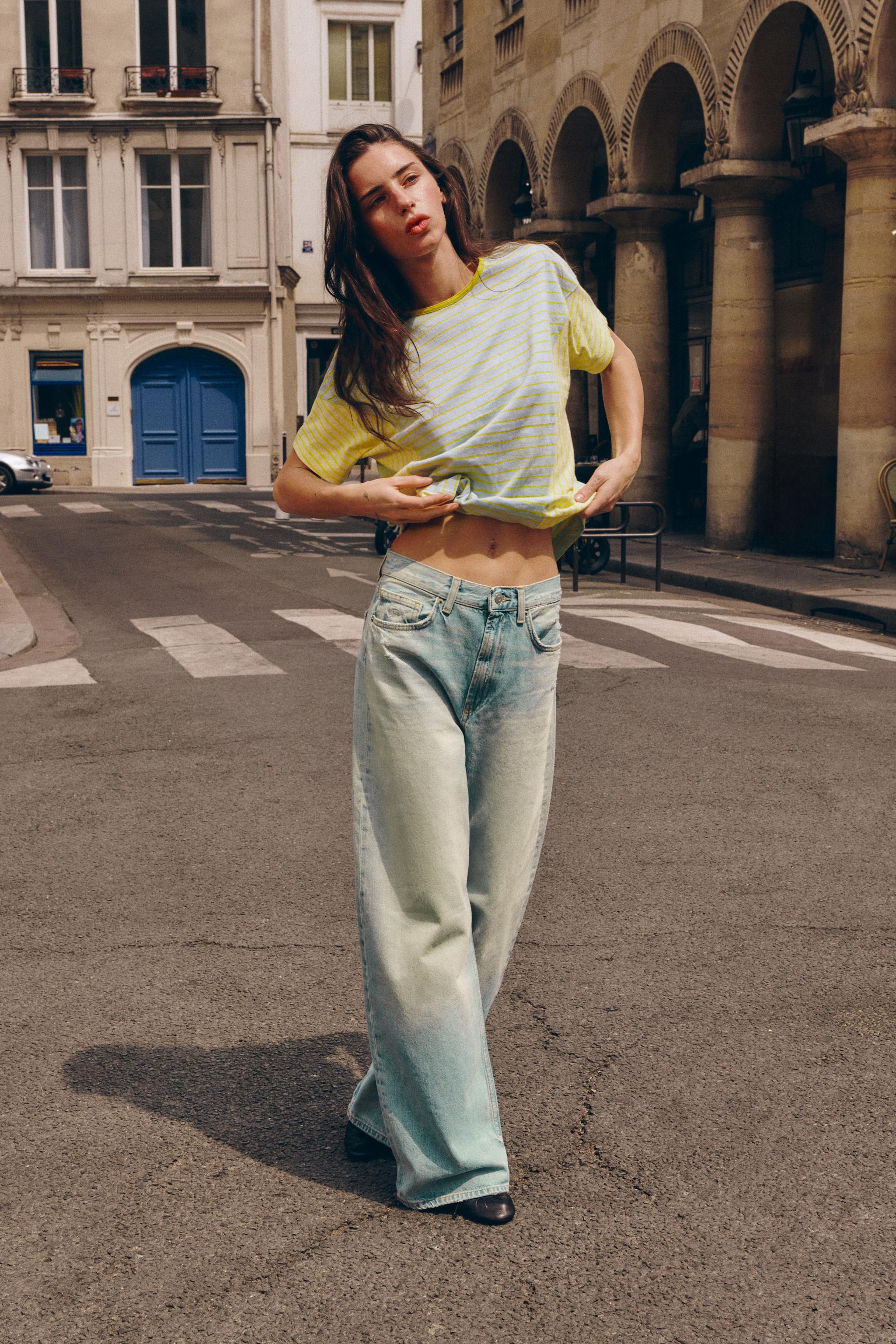 TRF HIGH RISE EXTRA WIDE LEG JEANS
